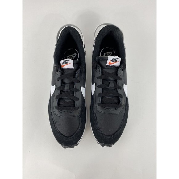 Nike Waffle Debut Black White Men's Sneakers Shoes - Picture 10 of 12